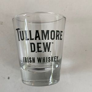 Tullamore Dew Irish whiskey shot glass